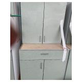 cabinets one top and one base