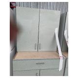 cabinets one top and one base