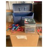 Tapes and vintage dishes