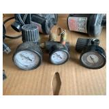 Air pumps, gauges, misc