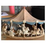 Vintage plastic molded wall plaques