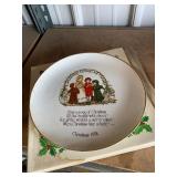 Lot of Avon items and Christmas plates