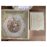 Lot of Avon items and Christmas plates