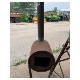 Vintage grinder, homemade stove