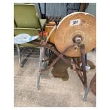 Vintage grinder, homemade stove