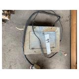 Electricial box, 4 metal shelves