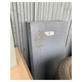 Electricial box, 4 metal shelves