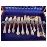 1847 Rogers Bros. Silverware Set with Wooden Case