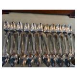 1847 Rogers Bros. Silverware Set with Wooden Case