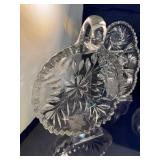 Elegant Set of 4 Crystal Cut Glassware Pieces