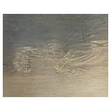 Antique Covered Vegetable Dish and Silver Sugar & Creamer Set