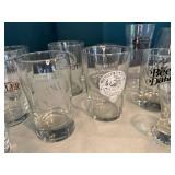 Collection of 20 Assorted Beer and Wine Glasses