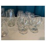 Collection of 20 Assorted Beer and Wine Glasses