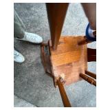 Pair of Vintage Wooden Children