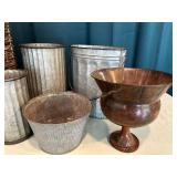 Collection of Decorative Containers and Ceramic Light Containers