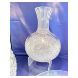 Set of 3 Decorative Crystal Decanters with Elegant Patterns