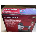 Husky 18-Gauge 2-in-1 Pneumatic Brad Nailer & Narrow Crown Stapler