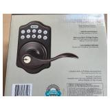 Tru-Bolt Electronic Entry Lock with LED Backlit Keypad, Oil Rubbed Bronze Finish
