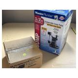 Master Plumber 1/2 HP Submersible Sump Pump with Vertical Float Switch