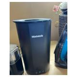 Homech Humidifier, Sunbeam Iron, Tovolo Ice Pop Molds, Electric Grinder, and Helping Hands Tool Set