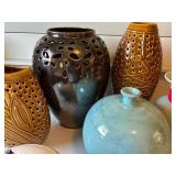 Collection of 6 Decorative Containers with Diverse Designs