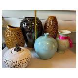 Collection of 6 Decorative Containers with Diverse Designs