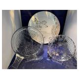 Set of 3 Decorative Dishes with 50th Anniversary Design