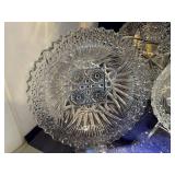 Collection of 3 Vintage Cut Glass Bowls