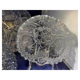 Collection of 3 Vintage Cut Glass Bowls