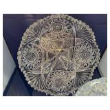 Collection of 3 Vintage Cut Glass Bowls