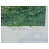 Pair of E. Harrison Compton Watercolor Prints with Mountain Scenes