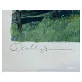 Pair of E. Harrison Compton Watercolor Prints with Mountain Scenes