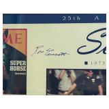 Framed Secretariat 25th Anniversary Signed Photo Collage