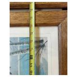 Set of 2 Framed Wildlife Art Prints by Richard Klingbeil and Roger Preuss