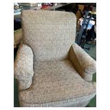 Flexsteel Upholstered Armchair with Ribbed Texture
