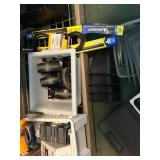 Assorted Hardware Lot with Belt Set, Swivel Casters, and Soldering Gun