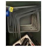 Assorted Hardware Lot with Belt Set, Swivel Casters, and Soldering Gun