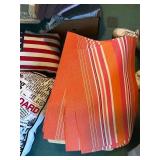 Collection of Assorted Quilts, Throw Pillows, Table Linens, Bath Mats and Hand/SalonTowels