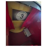 Vintage Miniature Cinema Playset with Theater Seats