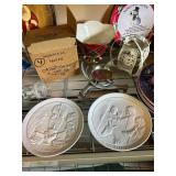 Collection of Christmas Themed Decor and Tableware