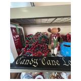 Holiday Decor Collection: LED Rope Light, Garland, Signs, and More - Middle Shelf Only