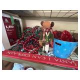 Holiday Decor Collection: LED Rope Light, Garland, Signs, and More - Middle Shelf Only