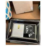 Mixed Collection of Decorative Home Items with JFK Memorabilia