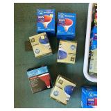 Collection of Various Floodlight and Standard Light Bulbs