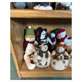 Collection of Holiday and Winter Figurines