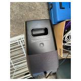 Collection of Electronic Cables, Speaker, and Office Supplies