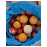 Bumper Pool Table with Air Hockey Set and Accessories