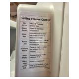 Frigidaire Upright Freezer with Control Lock Feature