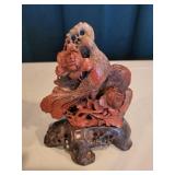 Pair of Carved Asian-Style Figurines