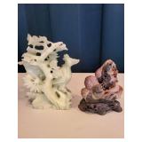 Pair of Carved Asian-Style Figurines